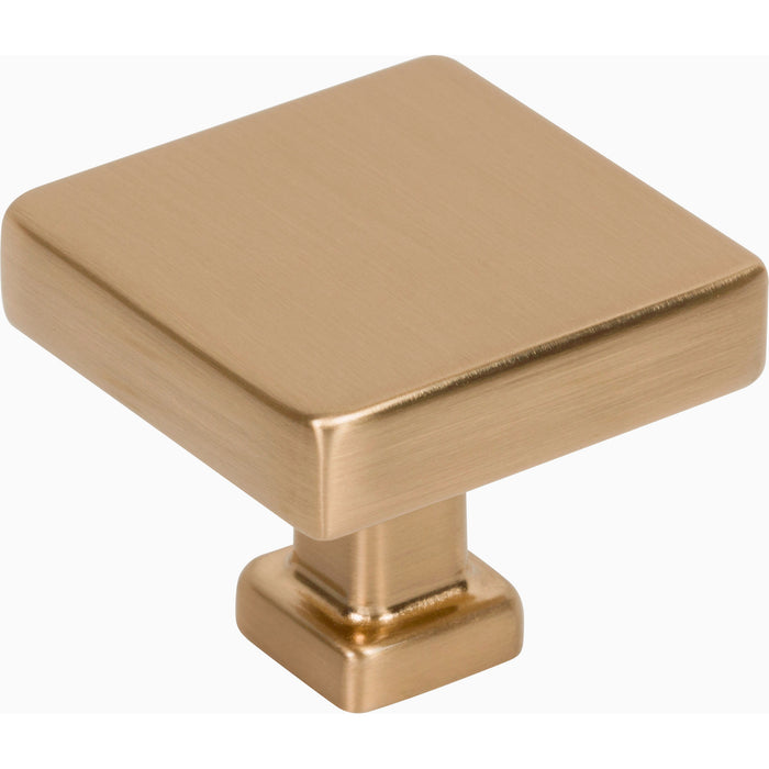 Jeffrey Alexander Nash Cabinet Knob (Model 229) - Satin Bronze