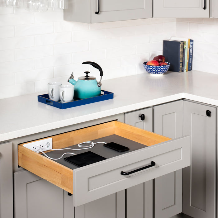 Charging Drawer with In-Drawer Outlets & Charging Ports by Hardware Resources