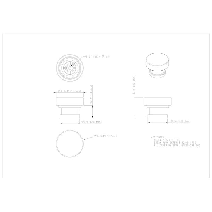 Elara Cabinet Knob by Jeffrey Alexander