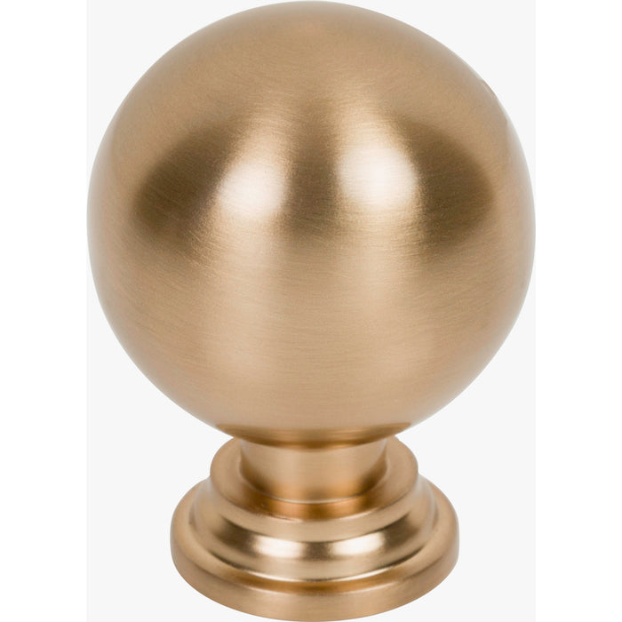 Jeffrey Alexander Davis Cabinet Knob (Model 387) - Satin Bronze