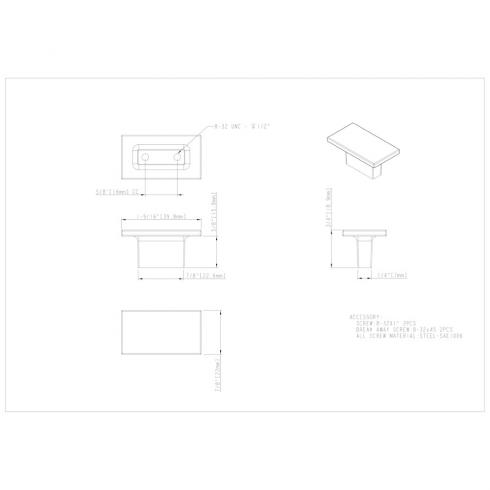 Mirada Cabinet Knob by Jeffrey Alexander