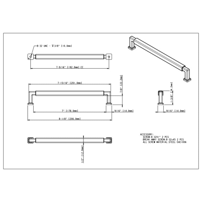 Nash Cabinet Pull by Jeffrey Alexander
