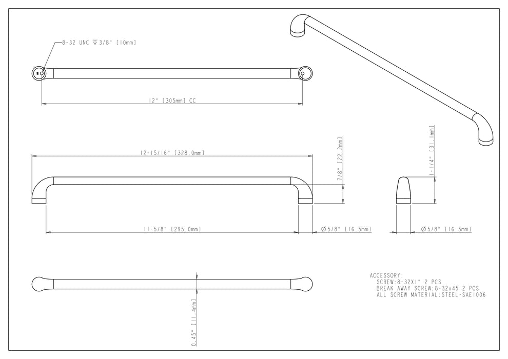 Loxley Cabinet Pull by Jeffrey Alexander