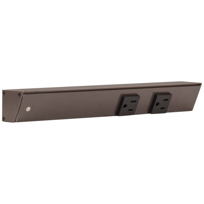 Task Lighting Slim Profile APT Series Under-Cabinet Angled Power Strip