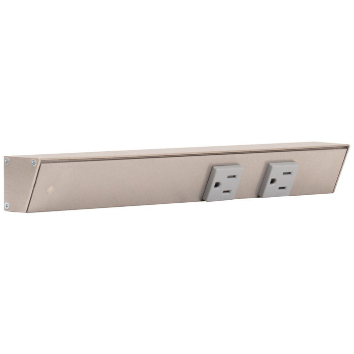 Task Lighting Slim Profile APT Series Under-Cabinet Angled Power Strip