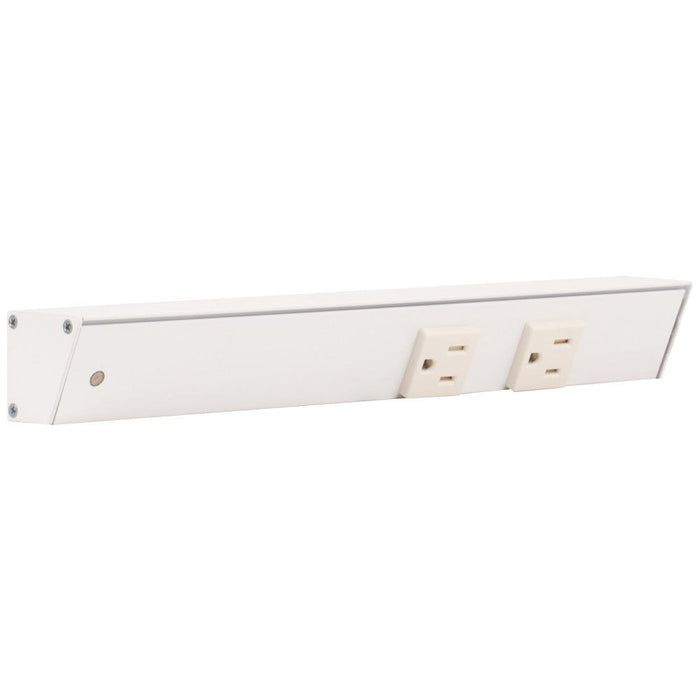 Task Lighting Slim Profile APT Series Under-Cabinet Angled Power Strip