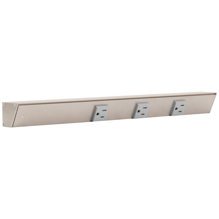 Task Lighting Slim Profile APT Series Under-Cabinet Angled Power Strip