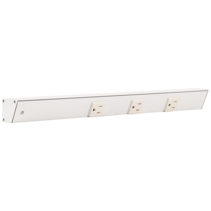 Task Lighting Slim Profile APT Series Under-Cabinet Angled Power Strip