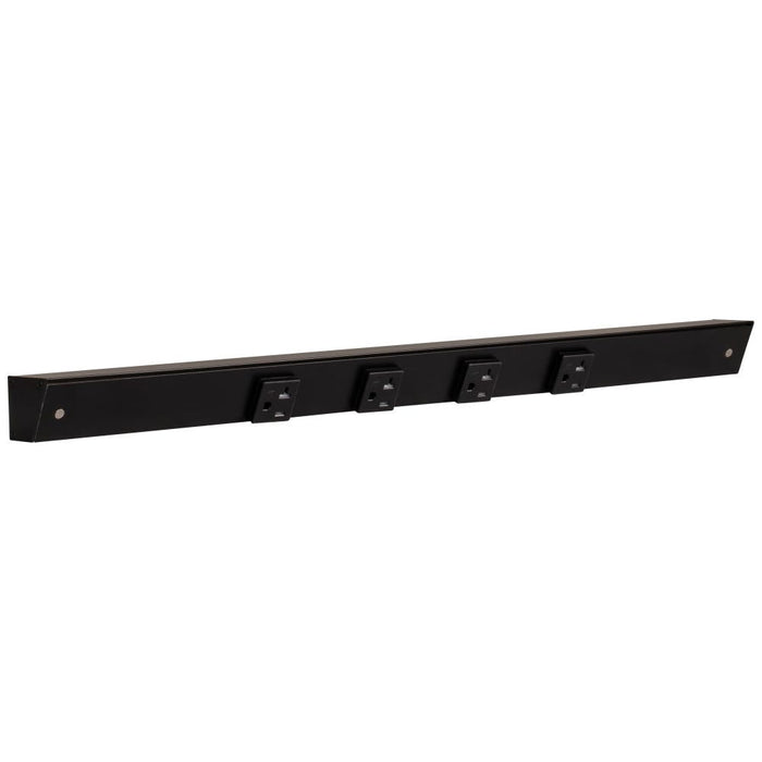 Task Lighting Slim Profile APT Series Under-Cabinet Angled Power Strip