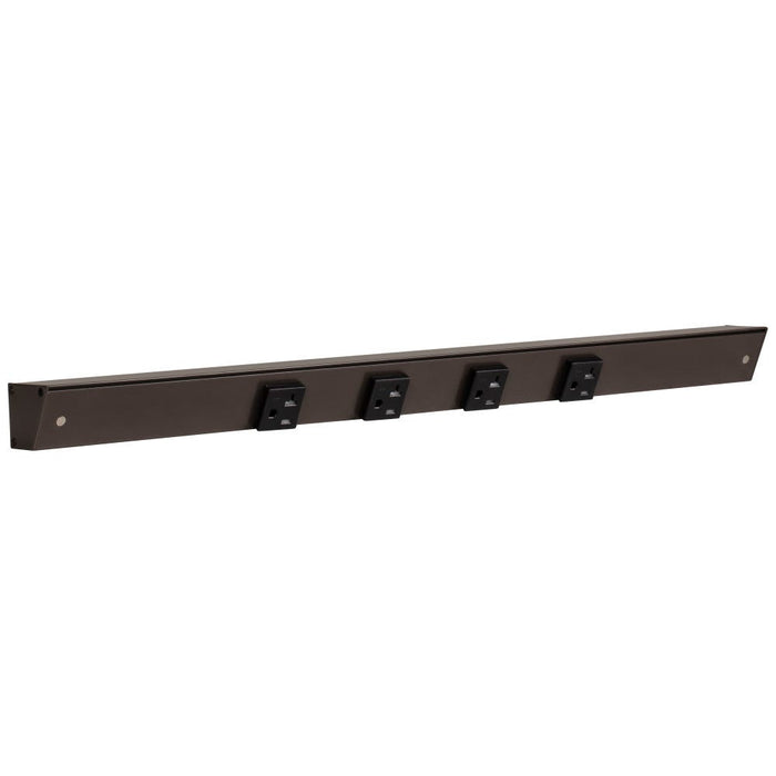 Task Lighting Slim Profile APT Series Under-Cabinet Angled Power Strip
