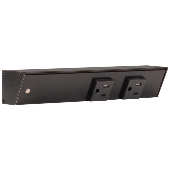 Task Lighting Slim Profile APT Series Under-Cabinet Angled Power Strip