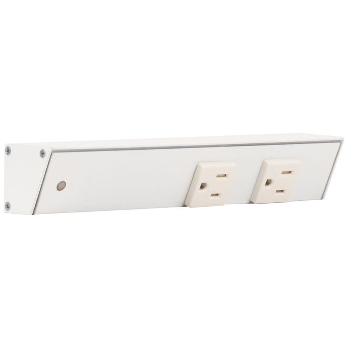 Task Lighting Slim Profile APT Series Under-Cabinet Angled Power Strip