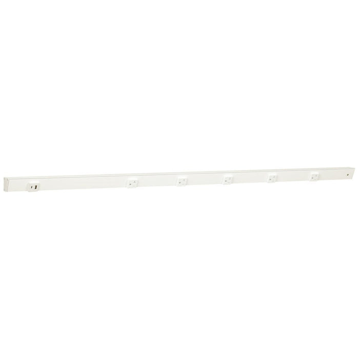 Task Lighting Slim Profile APT Series Under-Cabinet Angled Power Strip with USB-A/C