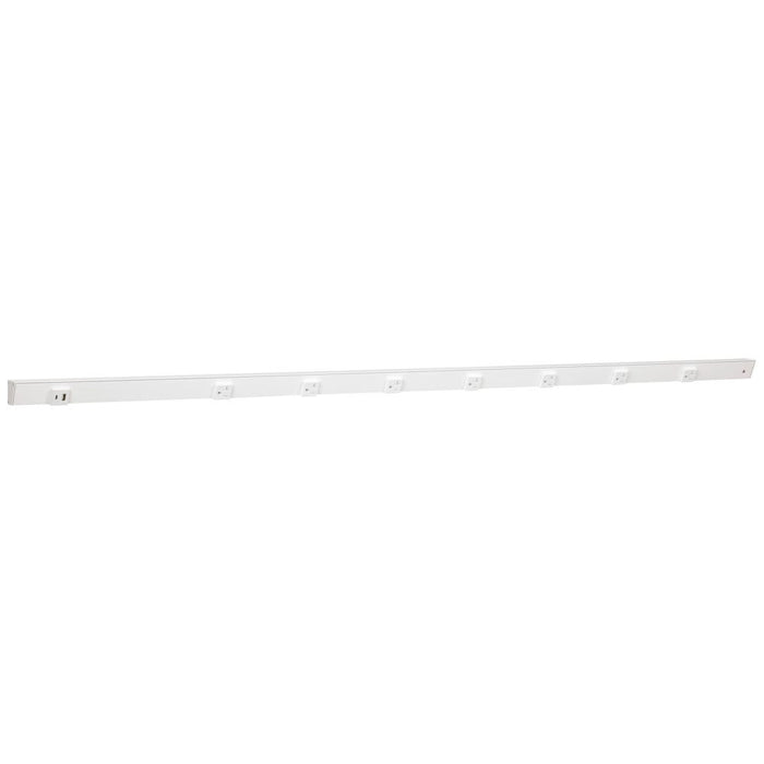Task Lighting Slim Profile APT Series Under-Cabinet Angled Power Strip with USB-A/C