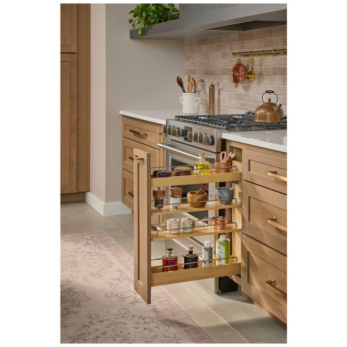 "No Wiggle" Base Cabinet Soft-Close Pullout | Patented Anti-Wobble Kitchen Cabinet Organizer