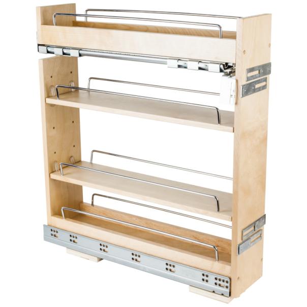 "No Wiggle" Base Cabinet Soft-Close Pullout | Patented Anti-Wobble Kitchen Cabinet Organizer