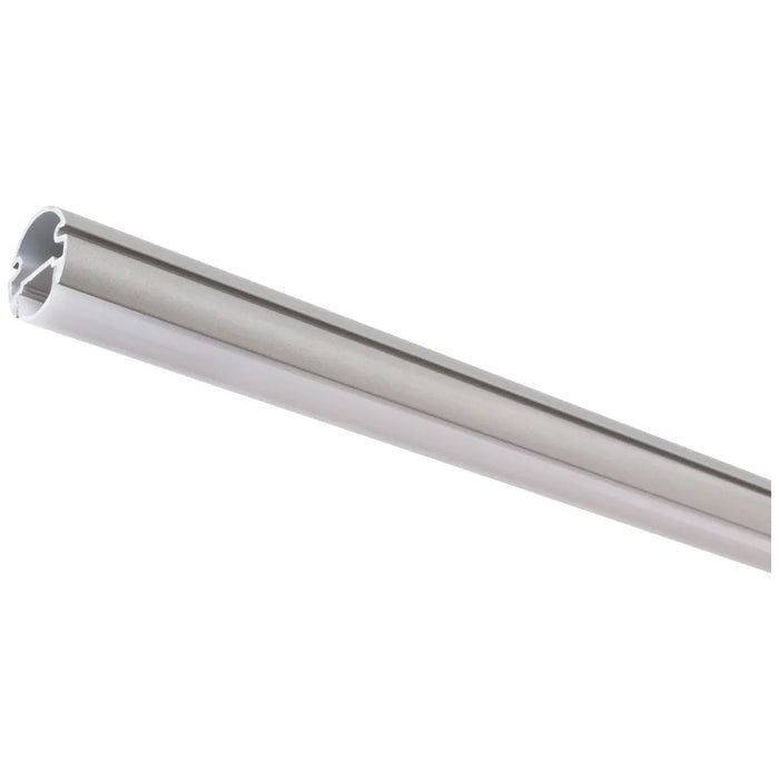 Task Lighting & Power Lighted Closet Rod with Aluminum Profile and Frosted Lens