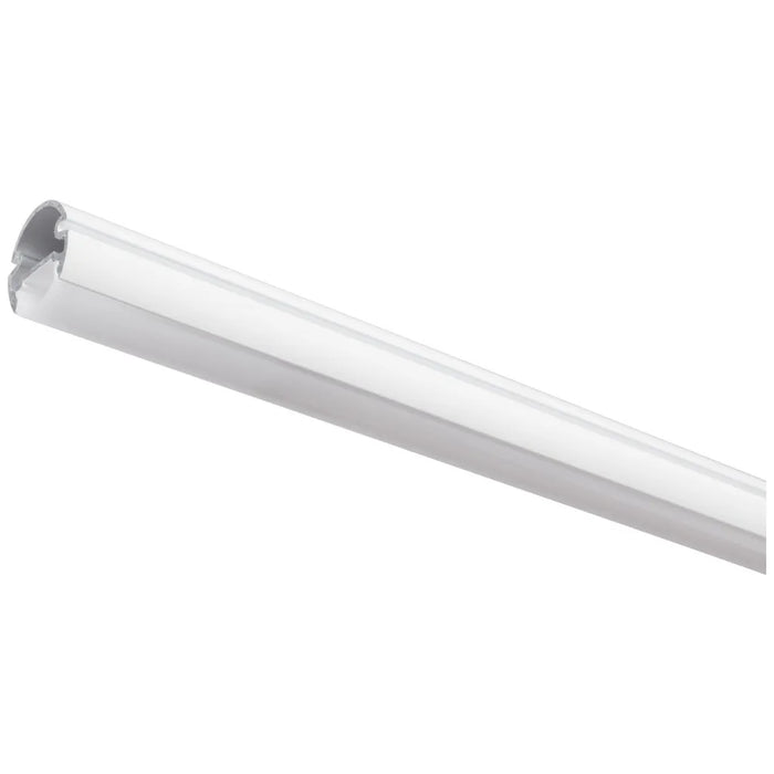 Task Lighting & Power Lighted Closet Rod with Aluminum Profile and Frosted Lens