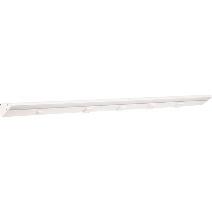 Task Lighting DV Series Single White Lighted Power Strip | Built-In Power Under-Cabinet LED Lighting & Outlets