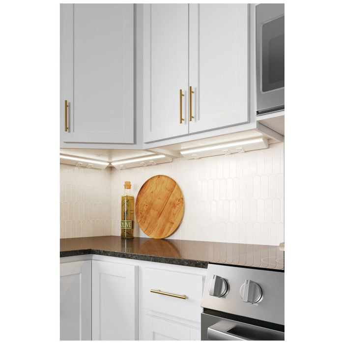 RM USB Series Lighted Power Strip - Tunable White from 2700K-5000K by Task Lighting & Power