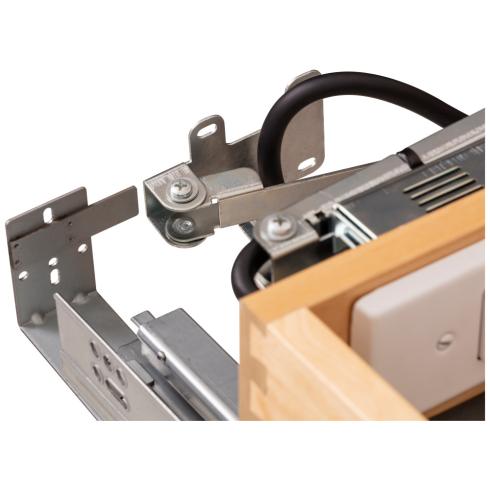 Charging Drawer with In-Drawer Outlets & Charging Ports by Hardware Resources