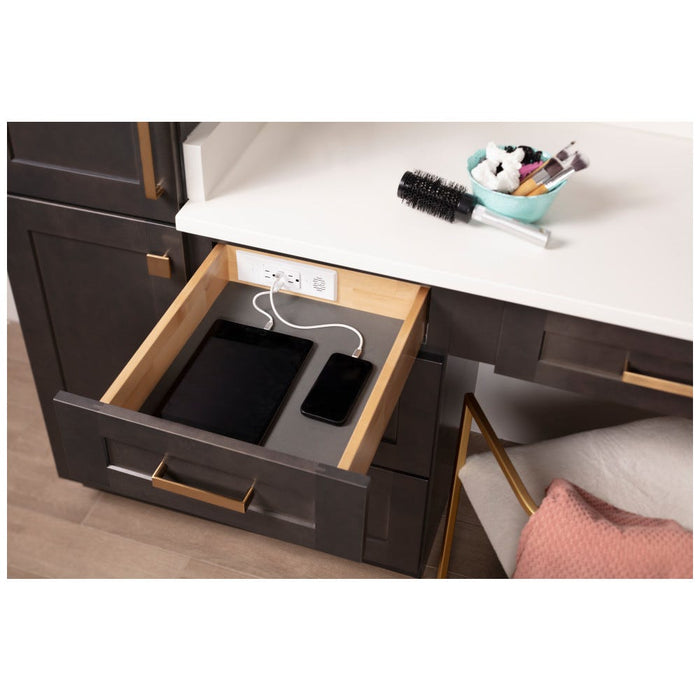 Charging Drawer with In-Drawer Outlets & Charging Ports by Hardware Resources