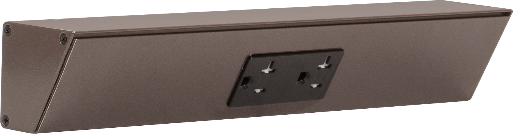 Task Lighting Tamper-Resistant Series Under-Cabinet Angled Power Strip