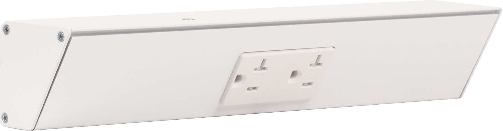 Task Lighting Tamper-Resistant Series Under-Cabinet Angled Power Strip