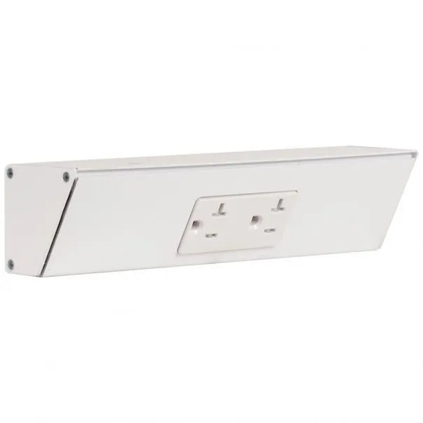 Task Lighting Tamper-Resistant Series Under-Cabinet Angled Power Strip