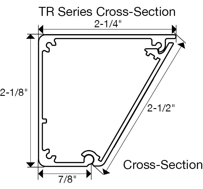 Task Lighting Tamper-Resistant Series Under-Cabinet Angled Power Strip