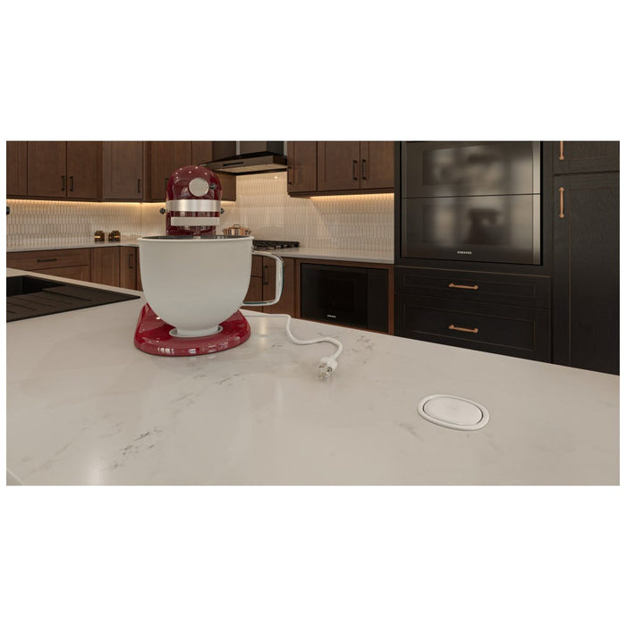 Task Lighting Pop-Up Countertop Outlet | 2023 NEC Compliant | ETL Listed | Kitchen Island Power