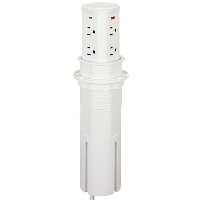 Task Lighting Pop-Up Countertop Outlet | 2023 NEC Compliant | ETL Listed | Kitchen Island Power