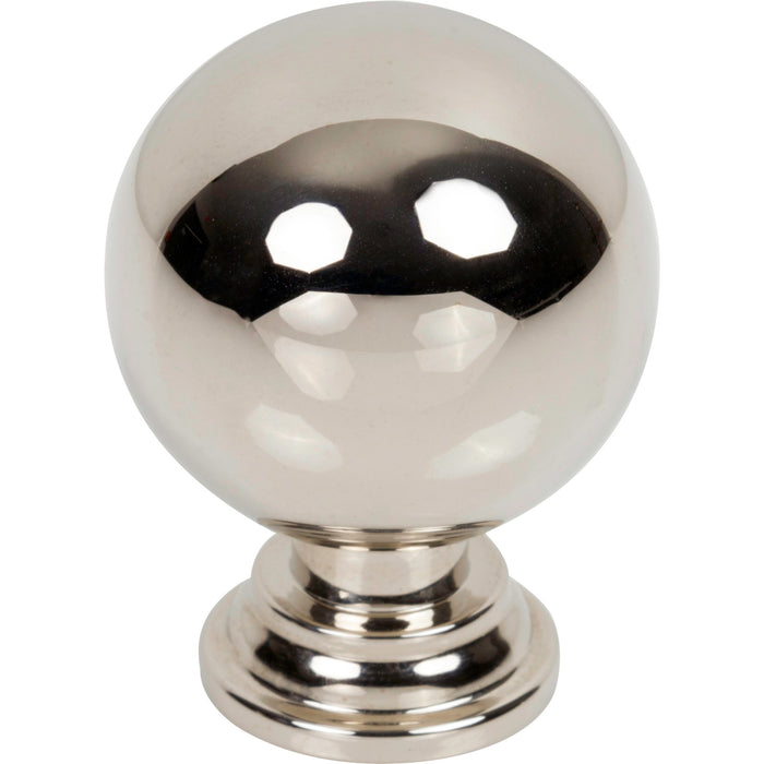 Jeffrey Alexander Davis Cabinet Knob (Model 387) - Polished Nickel