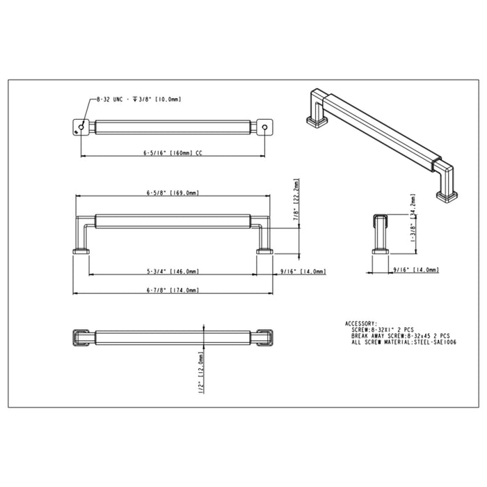 Nash Cabinet Pull by Jeffrey Alexander
