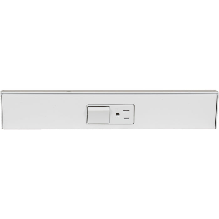 Task Lighting TRS Series Under Cabinet Angled Power Strip with Switch