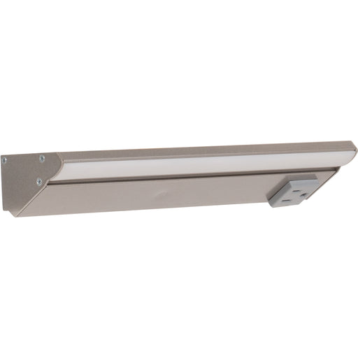 Task Lighting RM Series Single White Lighted Power Strip | Under-Cabinet LED Lighting & Hardwired Power