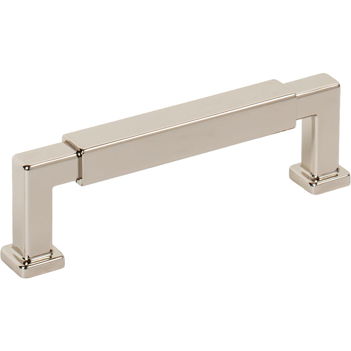 Jeffrey Alexander Nash Cabinet Pull (Model 229) - Polished Nickel, 96 mm