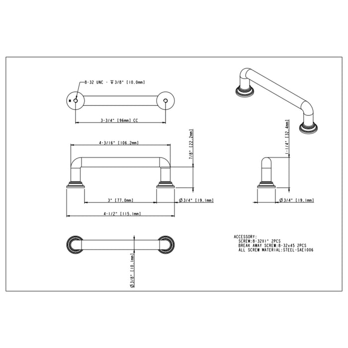 Davis Cabinet Pull by Jeffrey Alexander