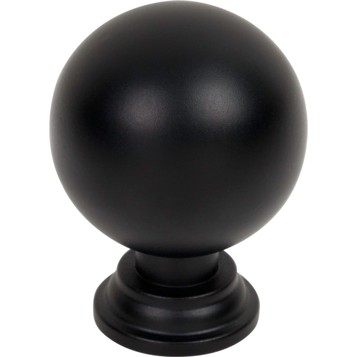 Jeffrey Alexander Davis Cabinet Knob (Model 387) - Matte Black