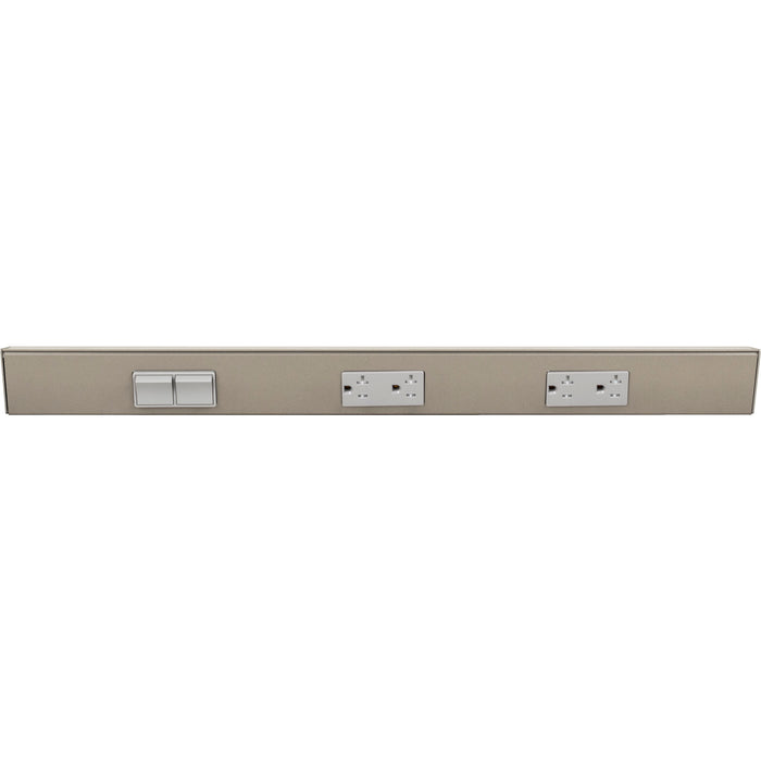 Task Lighting TRS Series Under Cabinet Angled Power Strip with Switch
