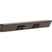 Task Lighting TR Series Angled Power Strip with Switch - Bronze, 18", Switch on Left