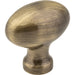 Jeffrey Alexander Lyon Cabinet Knob (Model 3991) - Brushed Antique Brass