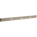Task Lighting TR Series Angled Power Strip with Switch - Satin Nickel, 36", Switch on Right