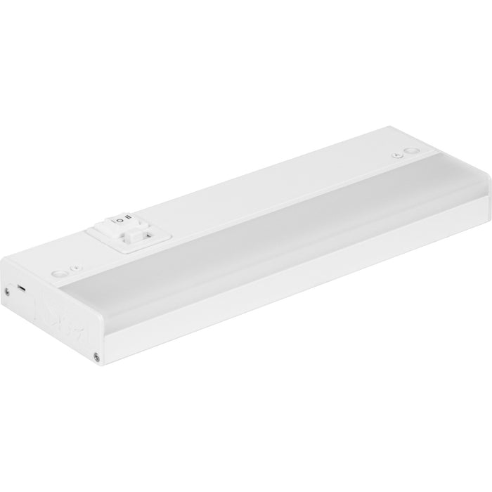 Task Lighting 120V Bar Light, Dimmable & 3-Color Selectable - White, 9-1/2"