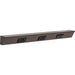 Task Lighting TR Series Angled Power Strip with Switch - Bronze, 24", Switch on Right
