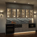 Task Lighting RM Series Tunable White Lighted Power Strip | Under-Cabinet LED Lighting & Hardwired Power