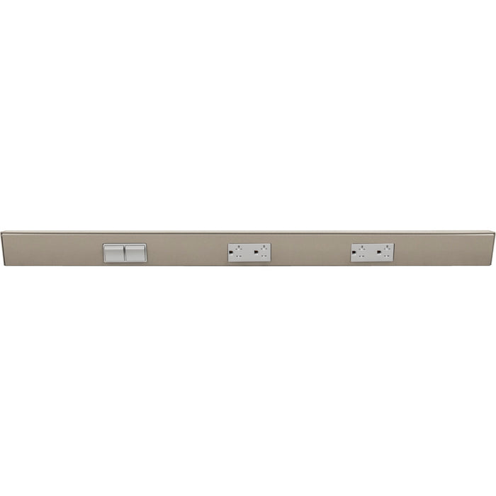 Task Lighting TRS Series Under Cabinet Angled Power Strip with Switch