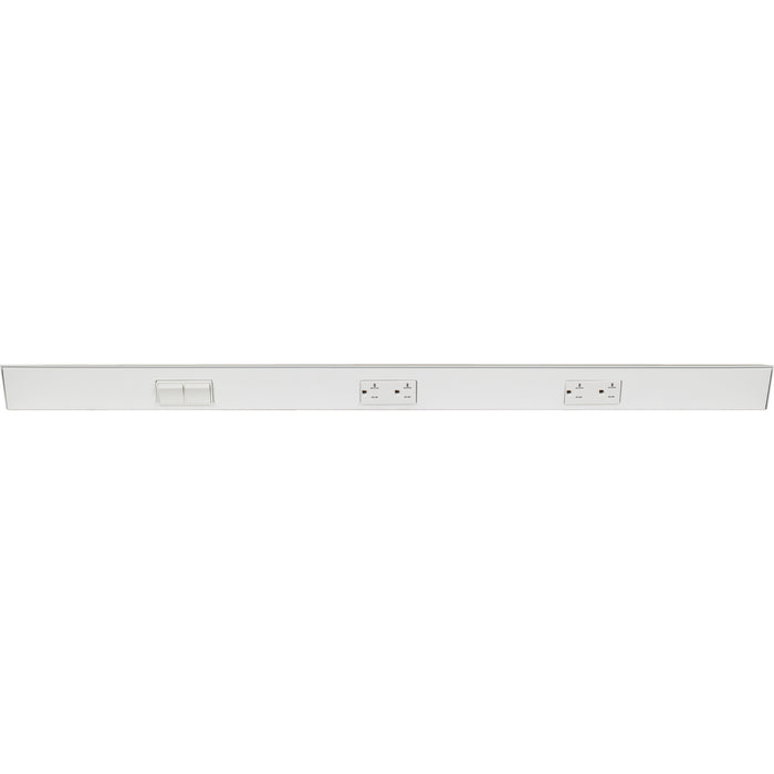 Task Lighting TRS Series Under Cabinet Angled Power Strip with Switch