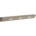 Task Lighting TR Series Angled Power Strip with Switch - Satin Nickel, 24", Switch on Right
