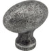 Jeffrey Alexander Lyon Cabinet Knob (Model 3991) - Distressed Antique Silver